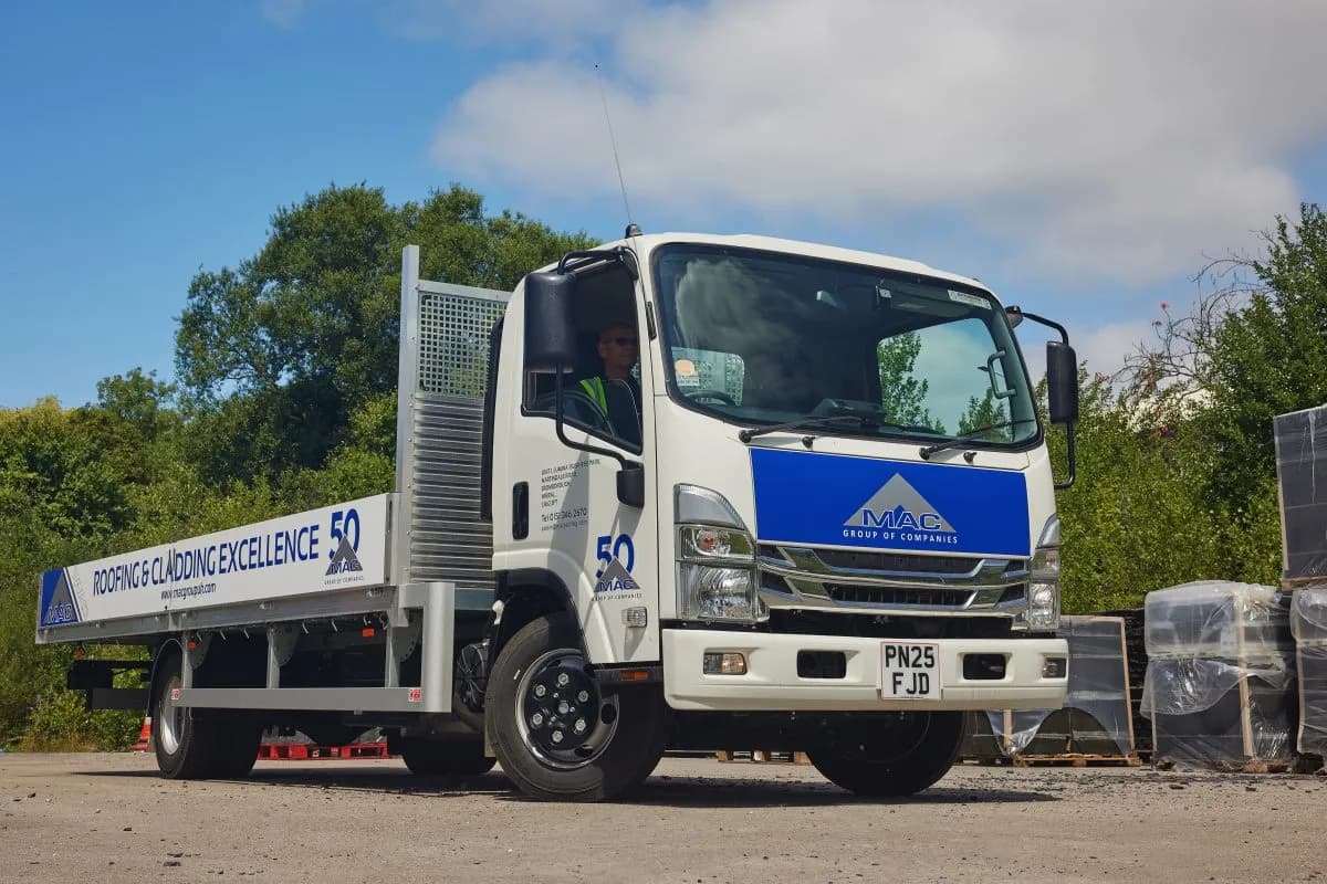 MAC Roofing celebrates 50 years with new Isuzu