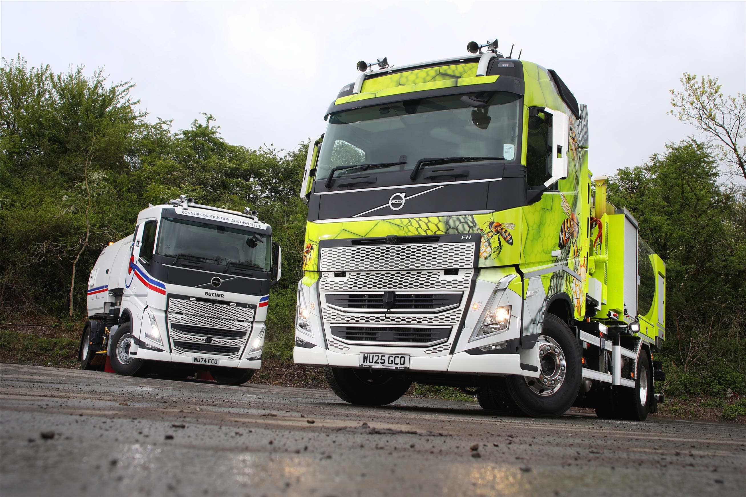 Volvo Trucks sweep up with a special order for Connor Construction (South West)