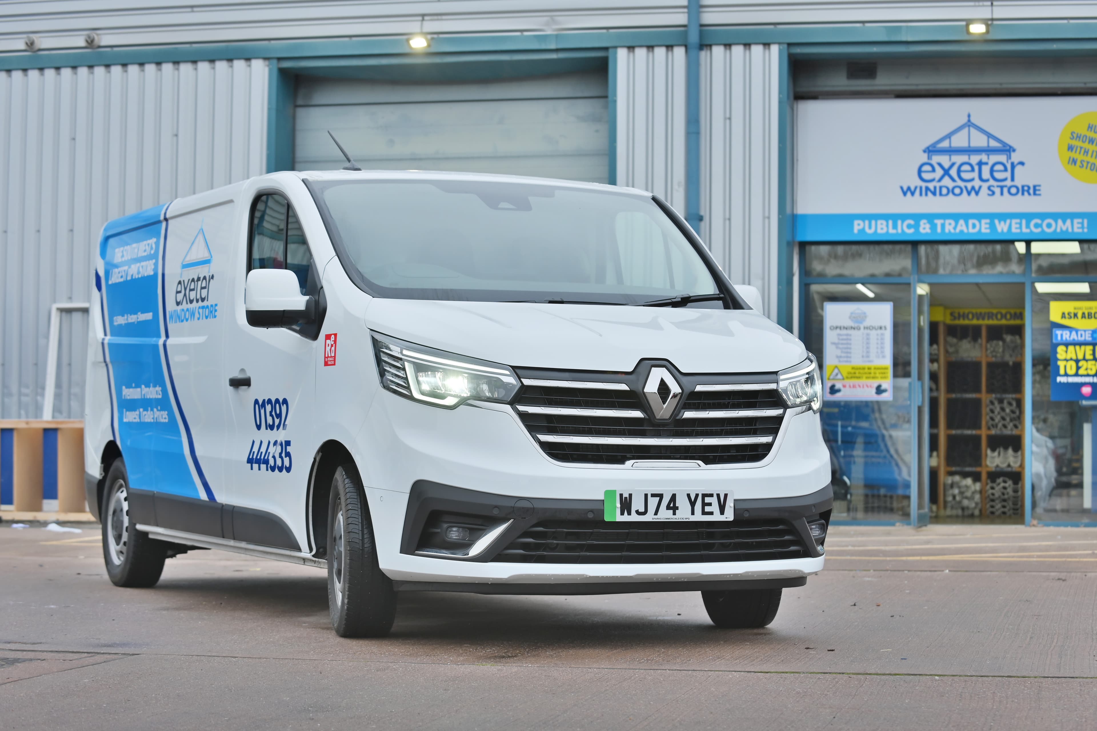 Exeter Window Store goes electric with Renault Trucks
