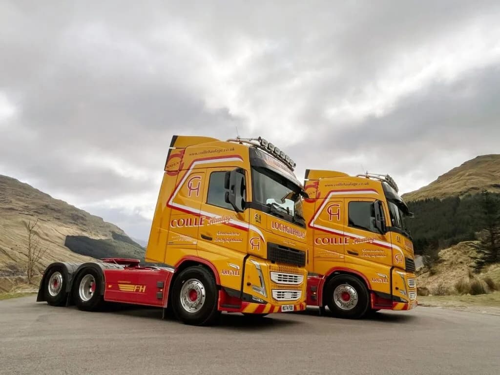 Coille Haulage reinforces fleet with powerful new Volvo FH trucks from Asset Alliance Group
