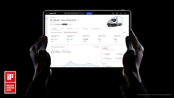 IVECO ON Wins Prestigious iF DESIGN AWARD 2026 for Outstanding Digital User Experience