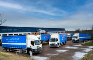 Walls and Floors Takes Delivery of Nine DAF LF 18t Curtainside Trucks