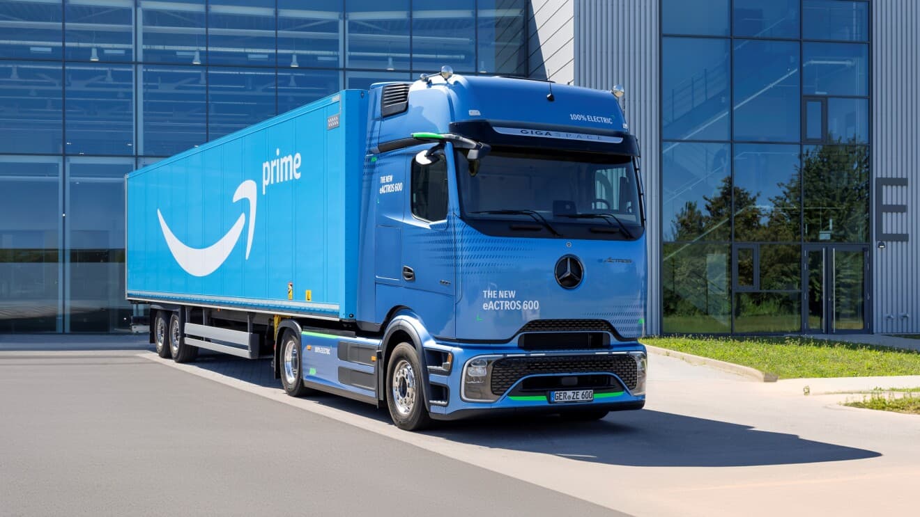 Amazon places the UK’s biggest-ever order of electric trucks, and moves onto Britain’s electric railways