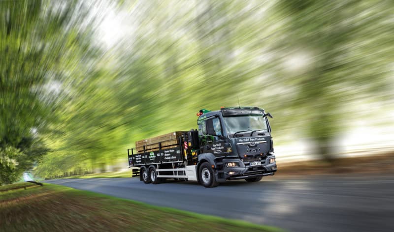 Marthall Tree Products, one of the largest suppliers of treated timber in the North West, branches out with New MAN Trucks.