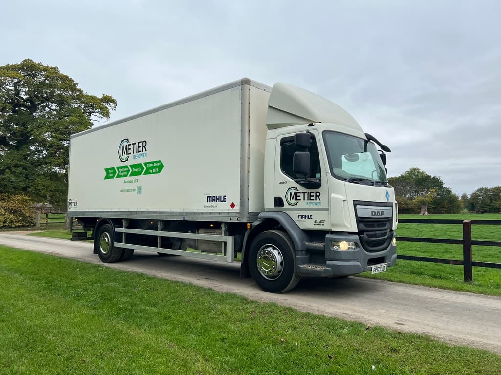 Metier Repower to Showcase UK's First Road-Legal Hydrogen Repowered Truck at RTX 2026