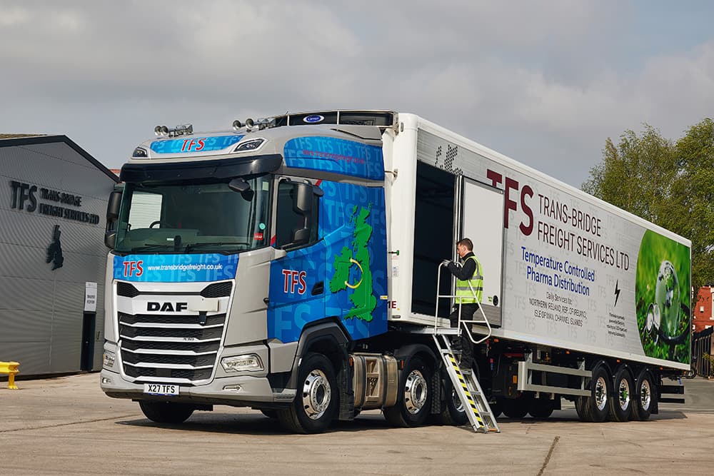 Carrier Transicold Vector eCool Provides Hybrid Solution for Trans-Bridge Freight Services’ Pharmaceutical Deliveries