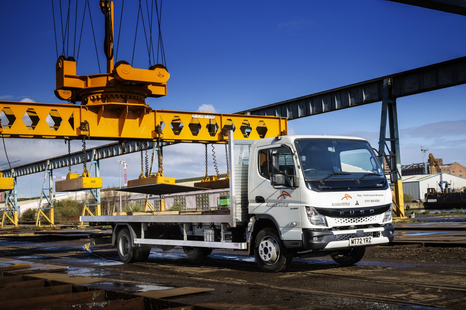 FUSO Canter steps up to the plate for ArcelorMittal