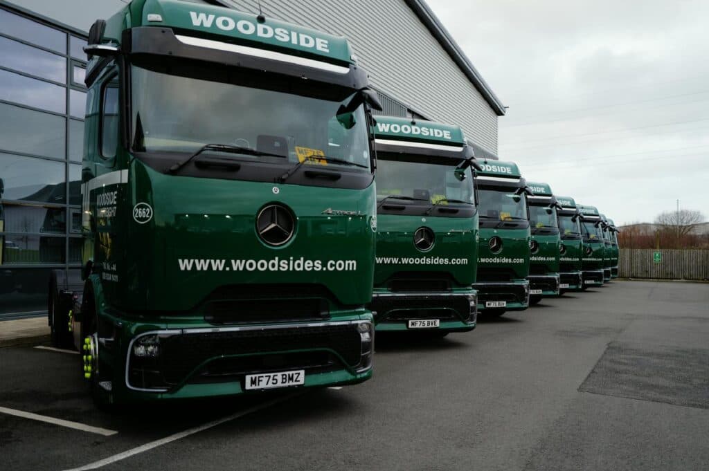 eStar delivers landmark Actros ProCabin order to Woodsides, redefining the driver handover experience