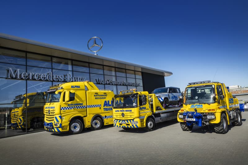 Alpha Recovery expands fleet with first Mercedes-Benz Arocs from Bell Truck and Van