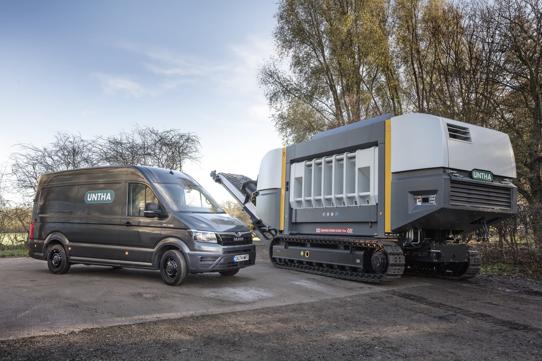UNTHA UK selects MAN TGE fleet to enhance customer service and satisfaction