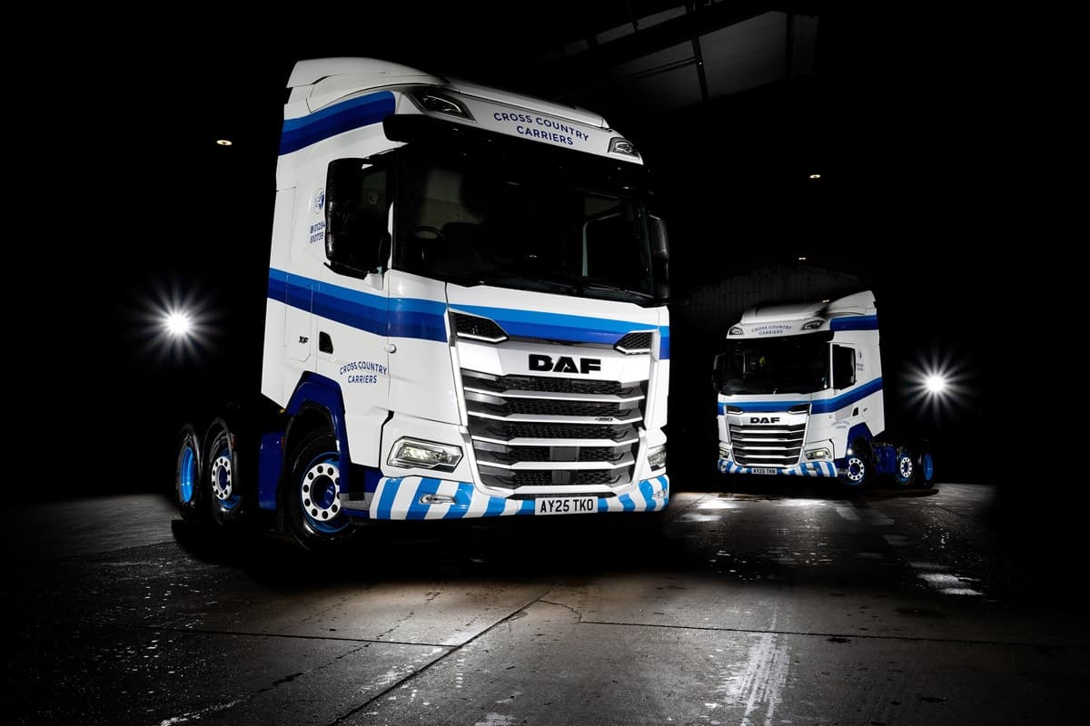 Latest DAF XF 6x2 tractors deliver economy boost for Cross Country Carriers