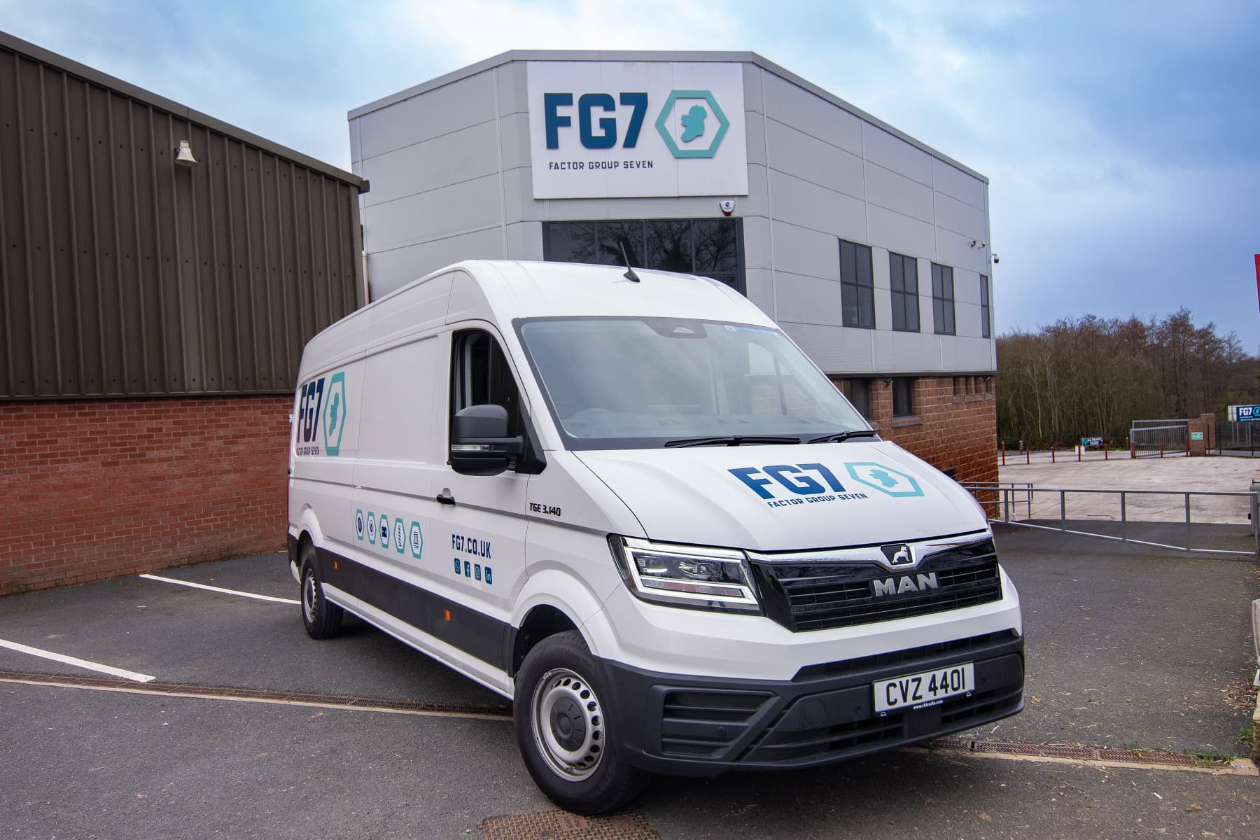 Delivering service, quality and satisfaction with a smile, FG7 of Cookstown hits the road running with MAN TGE