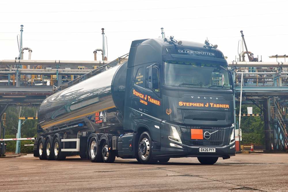 SJ Tabner reaps rewards of Volvo FH Aero upgrade with improved fuel economy