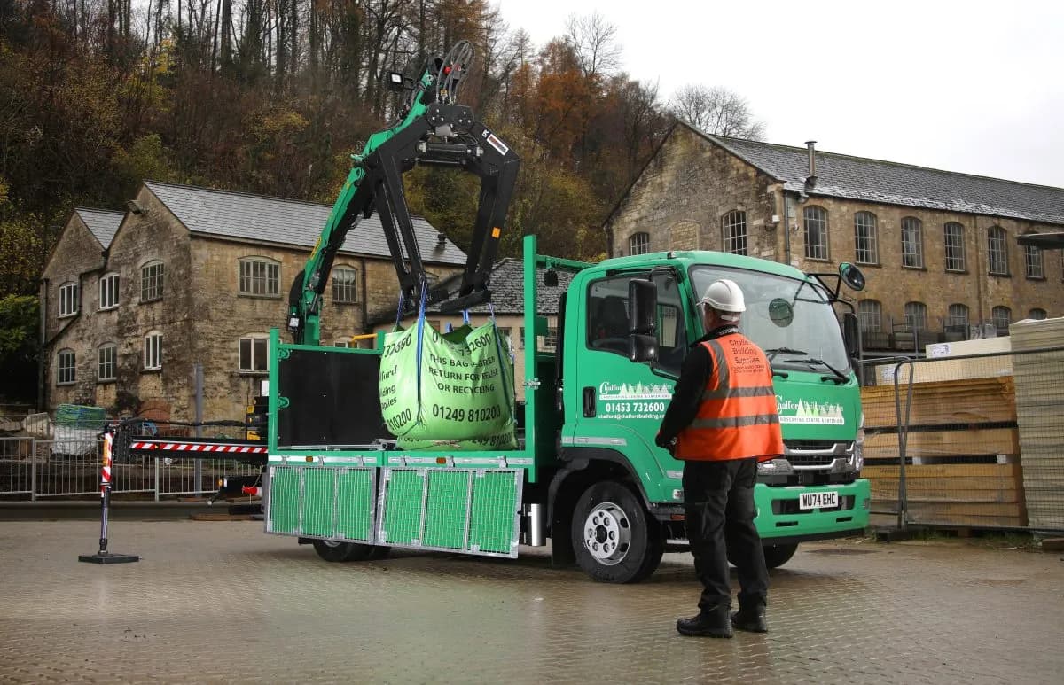 New 11 tonne Isuzu for Chalford Building Supplies