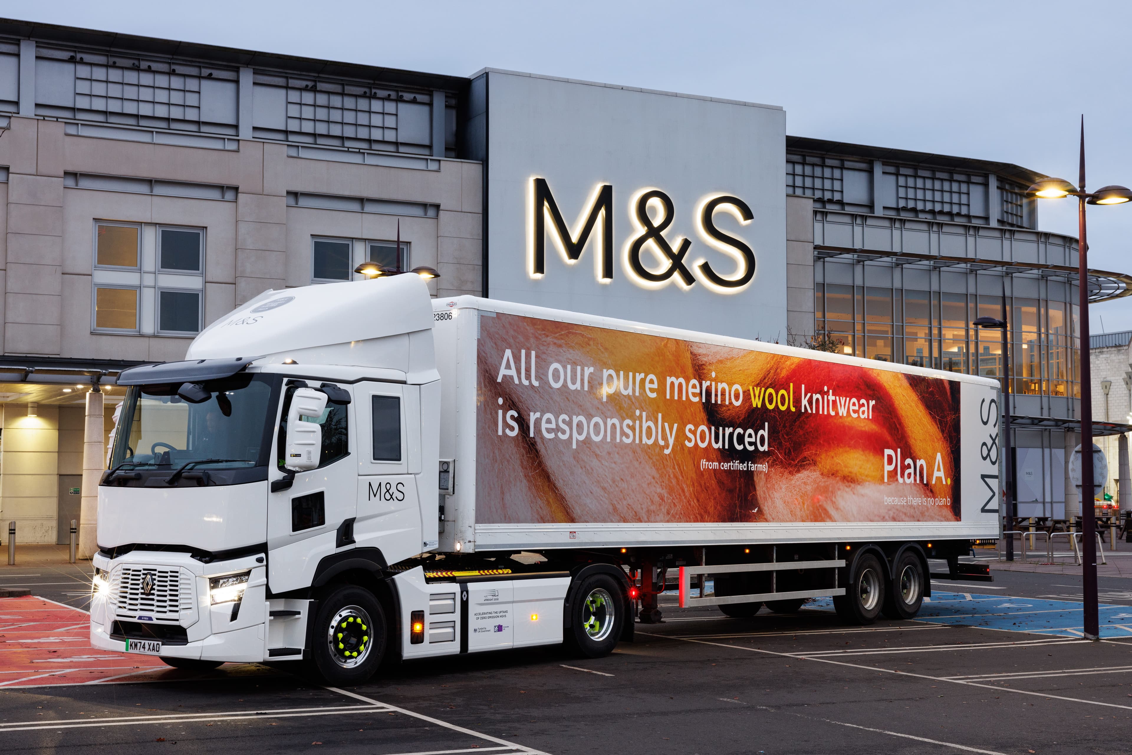 M&S TAKES ANOTHER STEP TOWARDS NET ZERO WITH THE INTRODUCTION OF 85 LOWER EMISSION VEHICLES TO ITS SUPPLY CHAIN