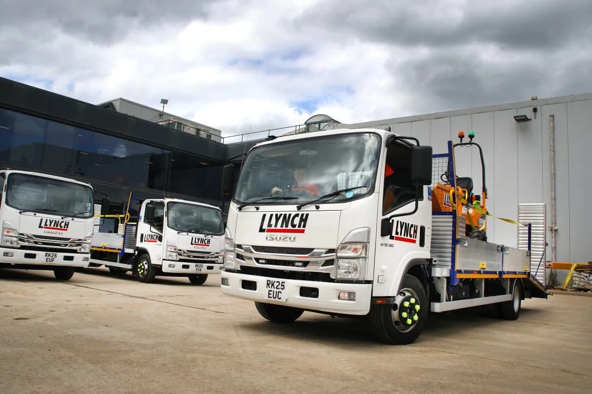 Eight Isuzu trucks expand L Lynch Plant Hire’s fleet