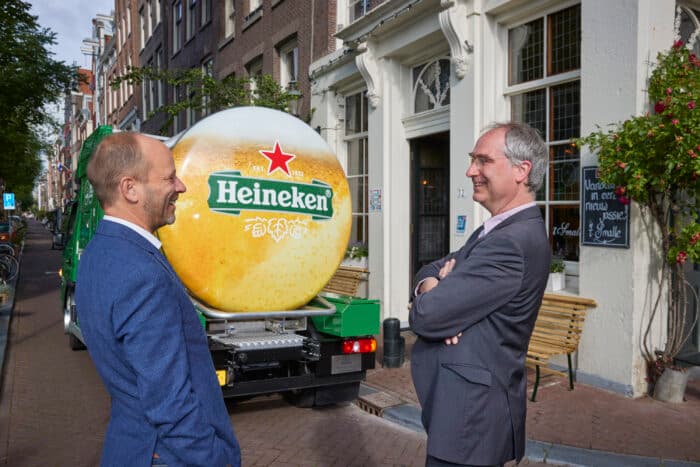 SUSTAINABLE BEER CAN. THE FUSO eCANTER AS A SPECIAL TANK TRUCK FOR HEINEKEN BREWERS.