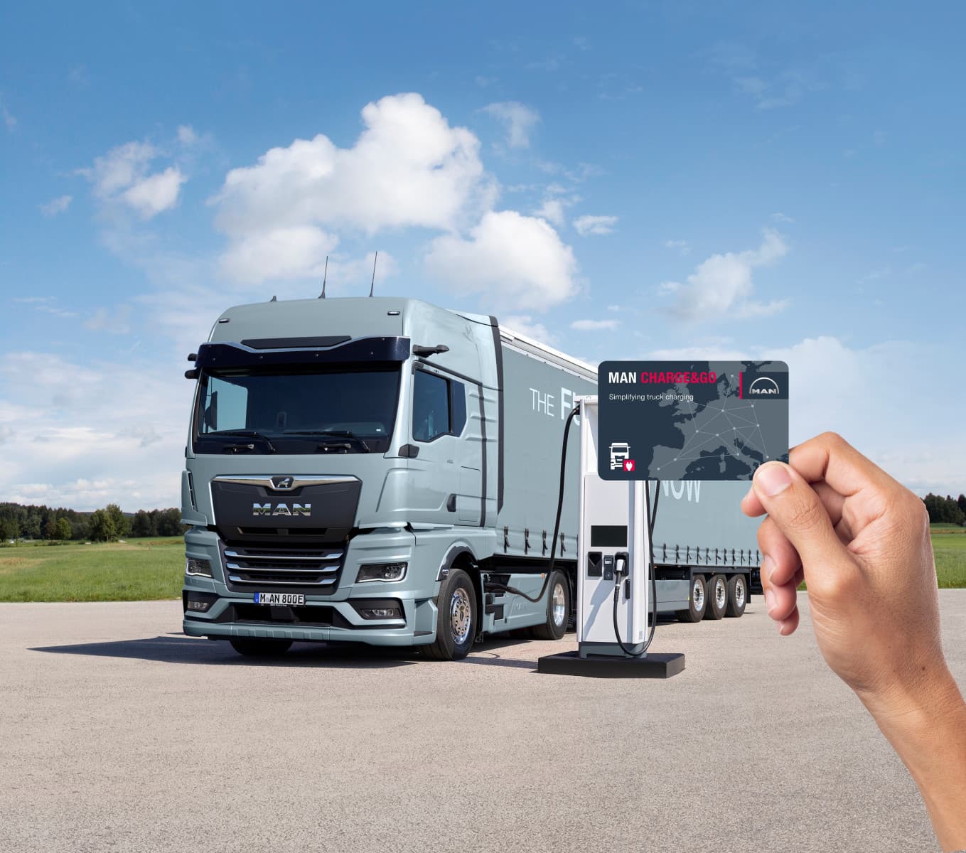 MAN Charge&Go - New charging service for public eTruck charging