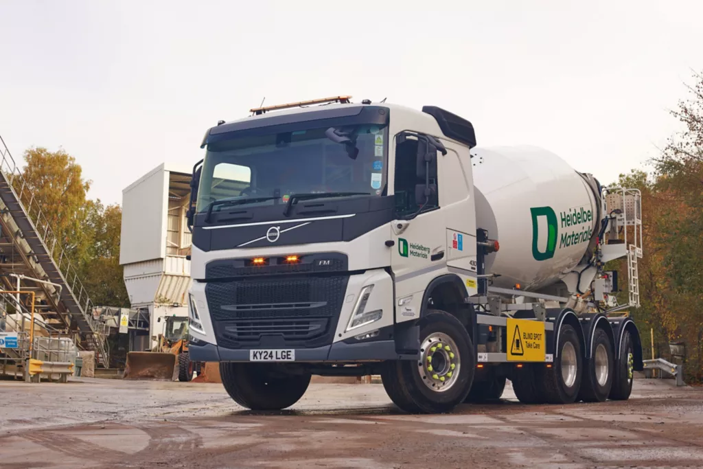 Volvo makes manoeuvres with 52 new FM Tridem Mixers for Heidelberg Materials UK