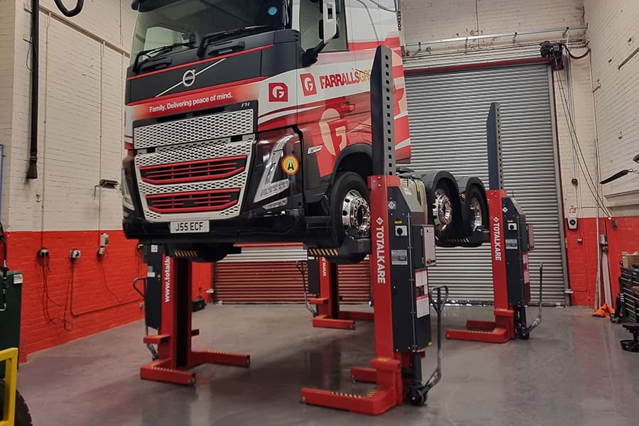 FARRALL’S GROUP USES TOTALKARE FOR WORKSHOP EQUIPMENT