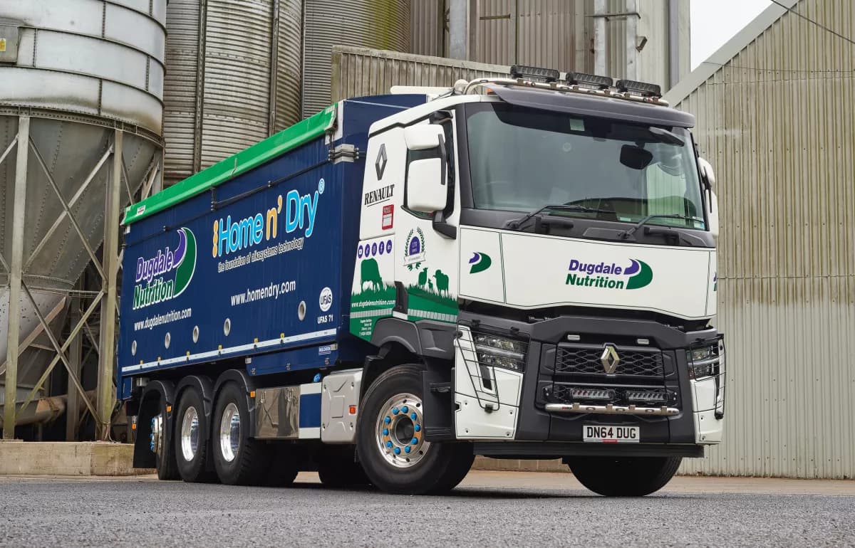 Dugdale Nutrition bulks up fleet with two Renault Trucks Tridems