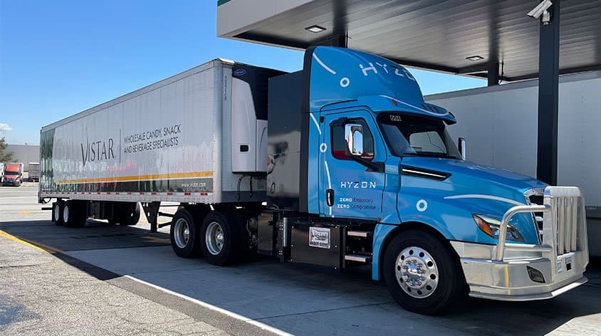Hyzon Motors, Performance Food Group Sign Agreement For Fuel Cell Trucks