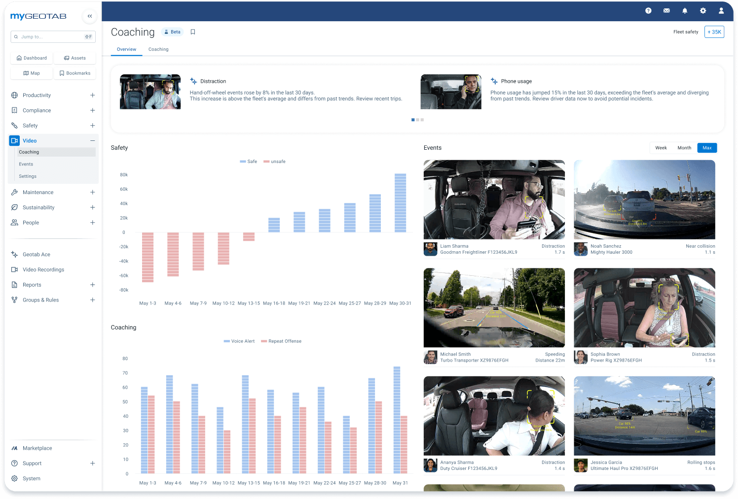Geotab’s New AI Dash Cam Slashes Risky Driving Behaviors by Up to 95% with In Cab Verbal Alerts