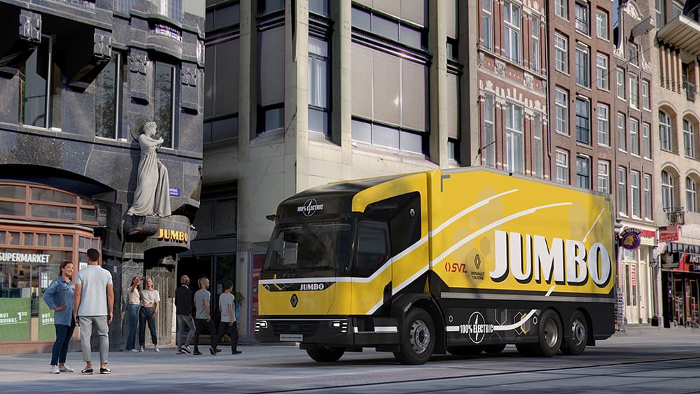Renault Trucks, Jumbo, and SVZ test electric prototype ‘Oxygen’ dedicated to urban logistics