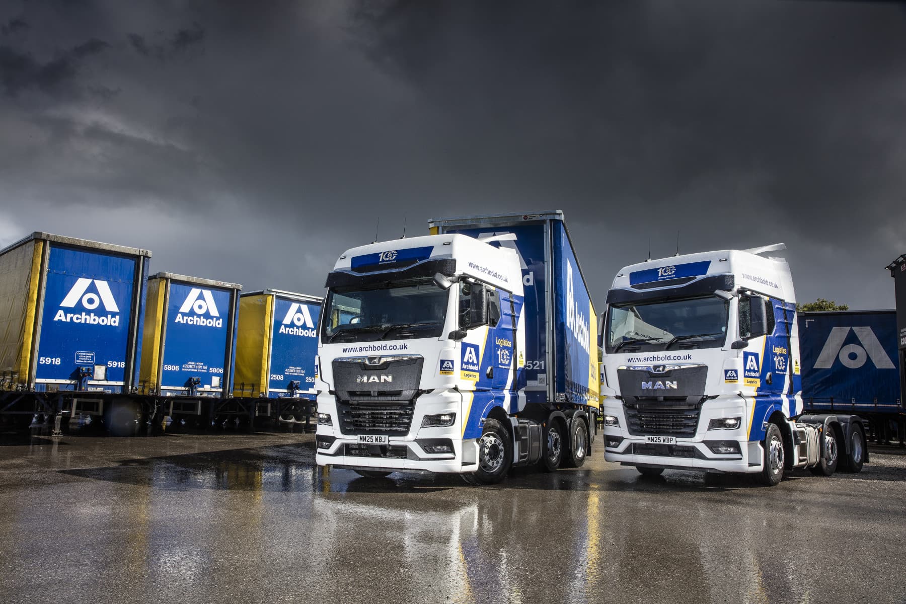 Archbold Logistics enhances fleet performance thanks to the arrival of 10 new MAN Tractors