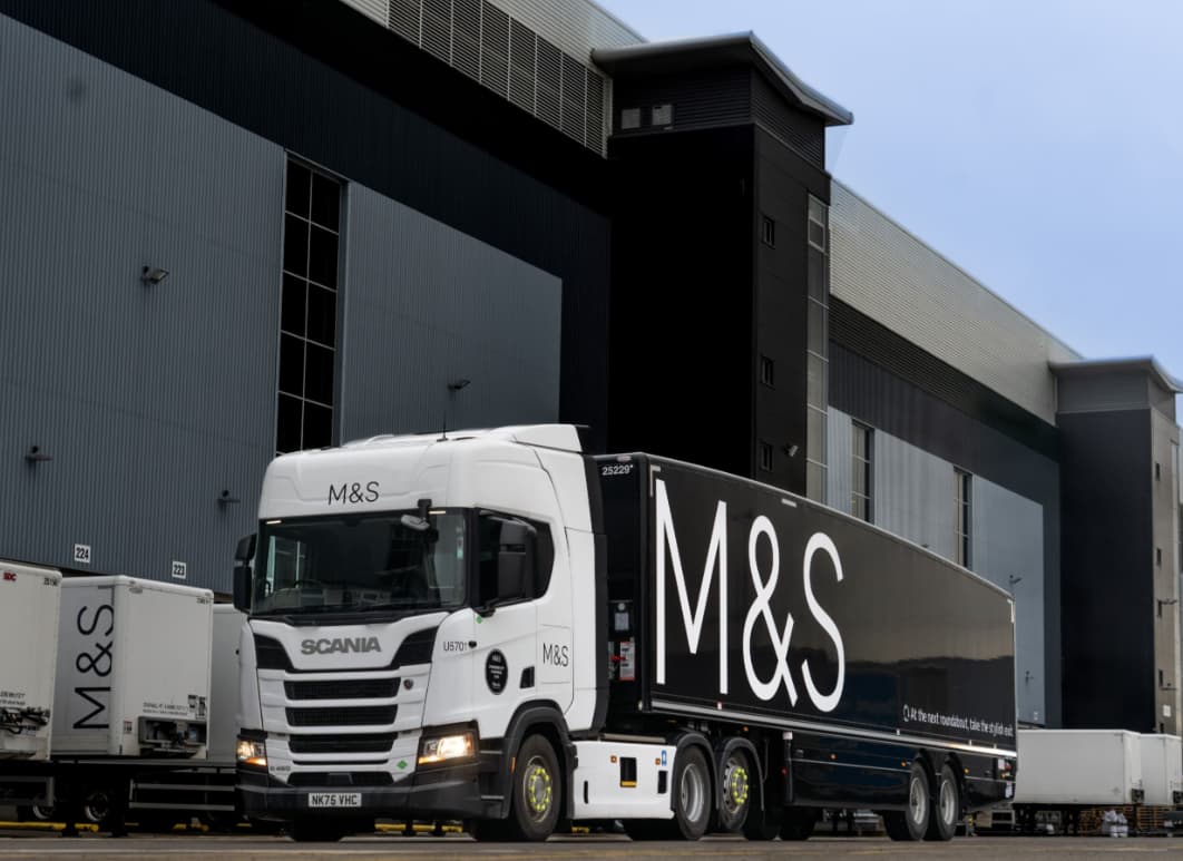 M&S to Expand Low-Emission Heavy Goods Vehicle Fleet - Taking Delivery of New Bio-CNG Trucks Throughout 2026