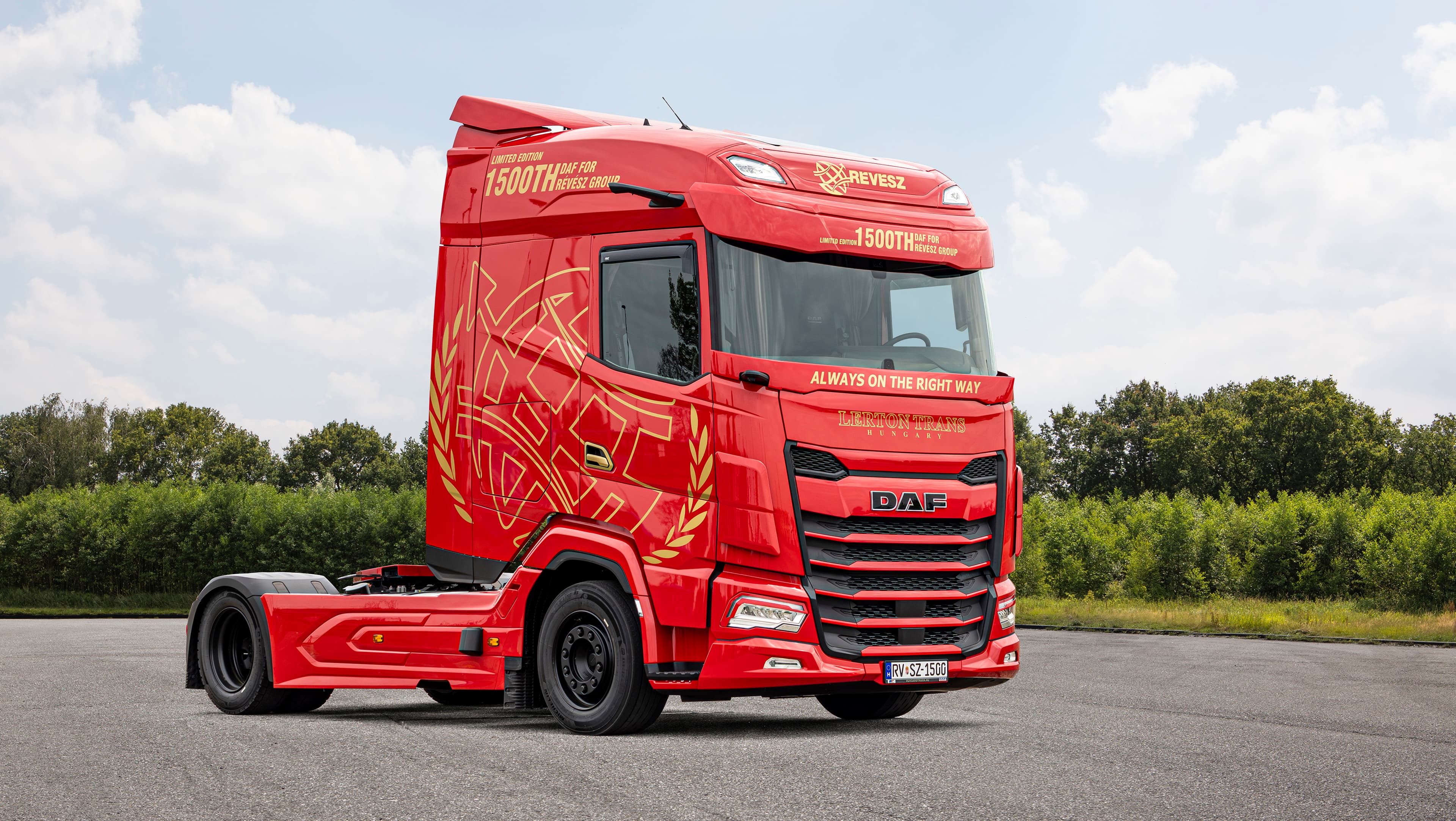 1,500th DAF truck for Révész Group in Hungary