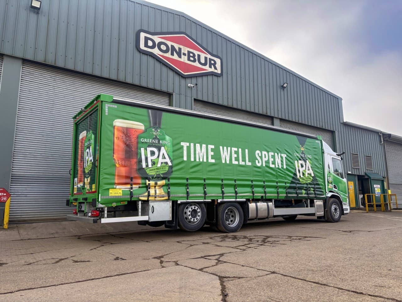 Greene King Expands Fleet with 60 New Don-Bur Curtainsiders