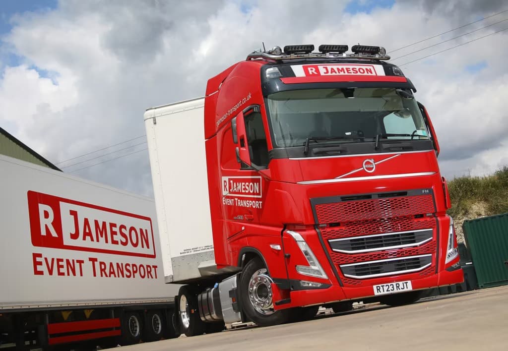 Volvo Trucks steals the show at R Jameson Event Transport