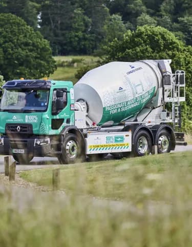 Aggregate Industries Goes the Green Mile with London’s First Electric Concrete Mixer