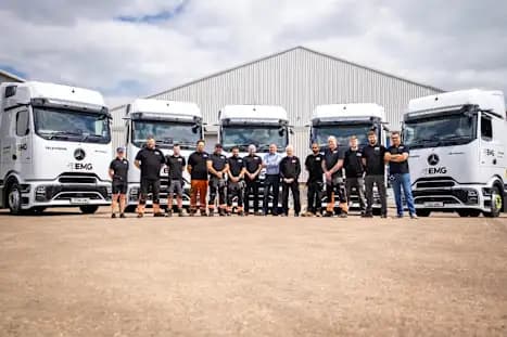 EMG / Gravity Media Takes Delivery of Mercedes-Benz Actros with Mirrorcam from Rygor