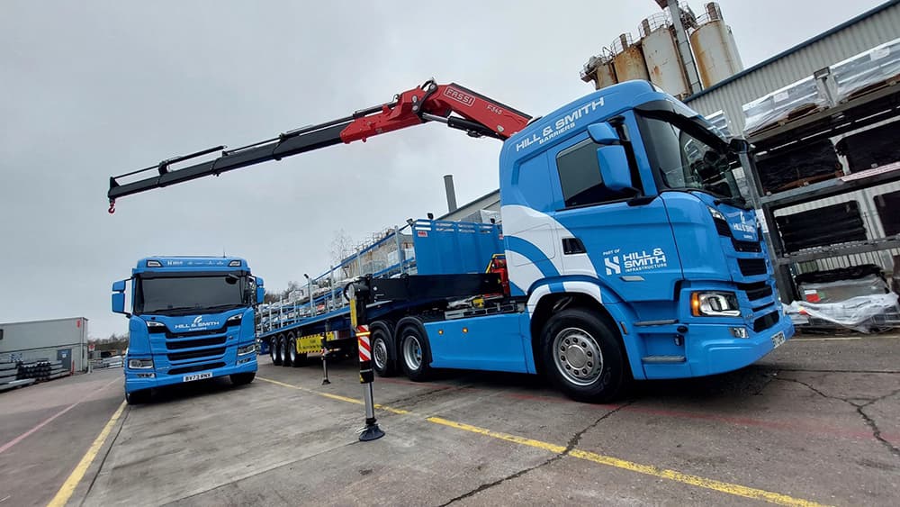 Hill & Smith unveils new fleet in striking livery