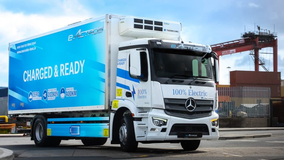 THERMO KING AND MERCEDES-BENZ COLLABORATE TO ADVANCE ELECTRIFICATION OF REFRIGERATED TRANSPORT IN IRELAND