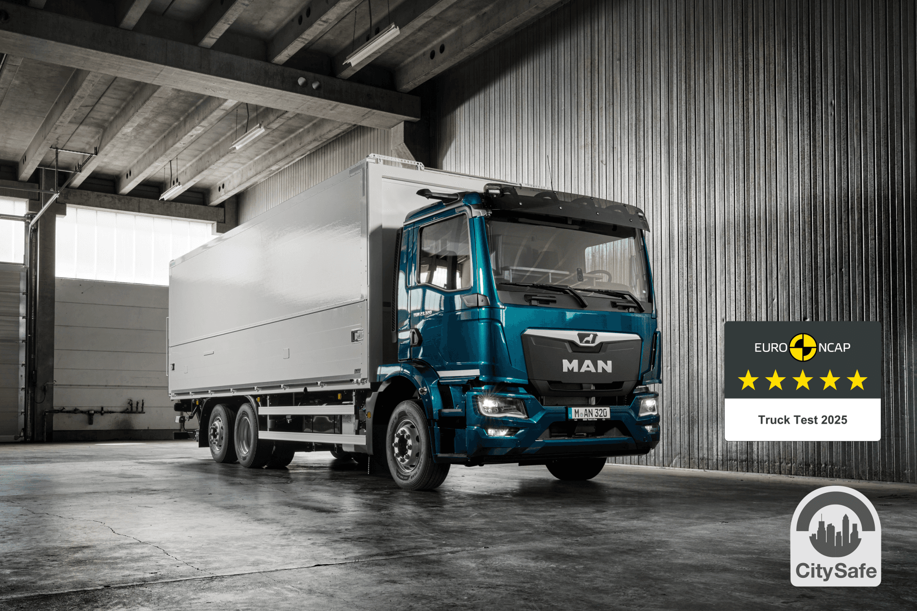 5 Stars in Euro NCAP for the MAN TGM