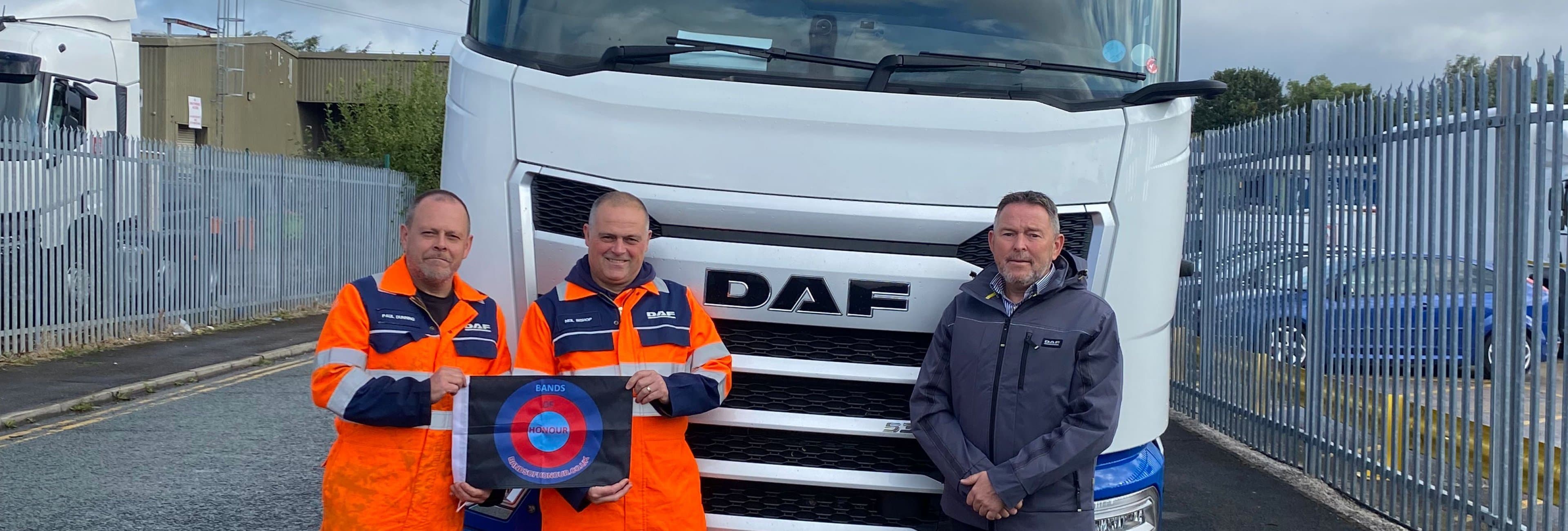 North West Trucks Wigan supports military veteran employees on the Edinburgh Kiltwalk