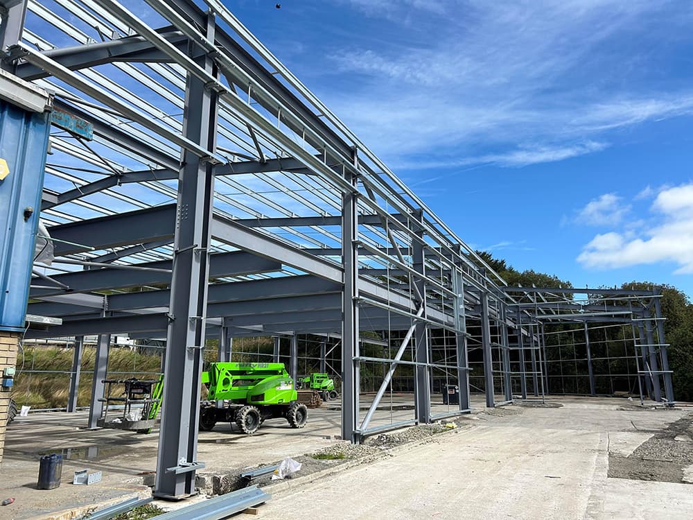 Work starts on new factory following fire