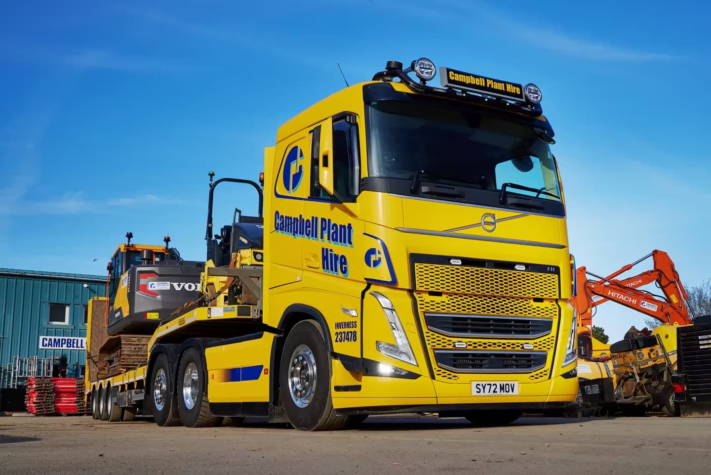 Campbell Plant Hire Chooses Volvo Trucks for Latest Plant Mover