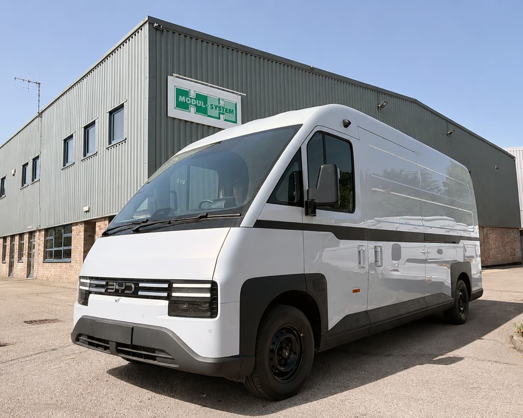 Modul-System UK becomes the first to fit out the new BYD E-Vali in the UK