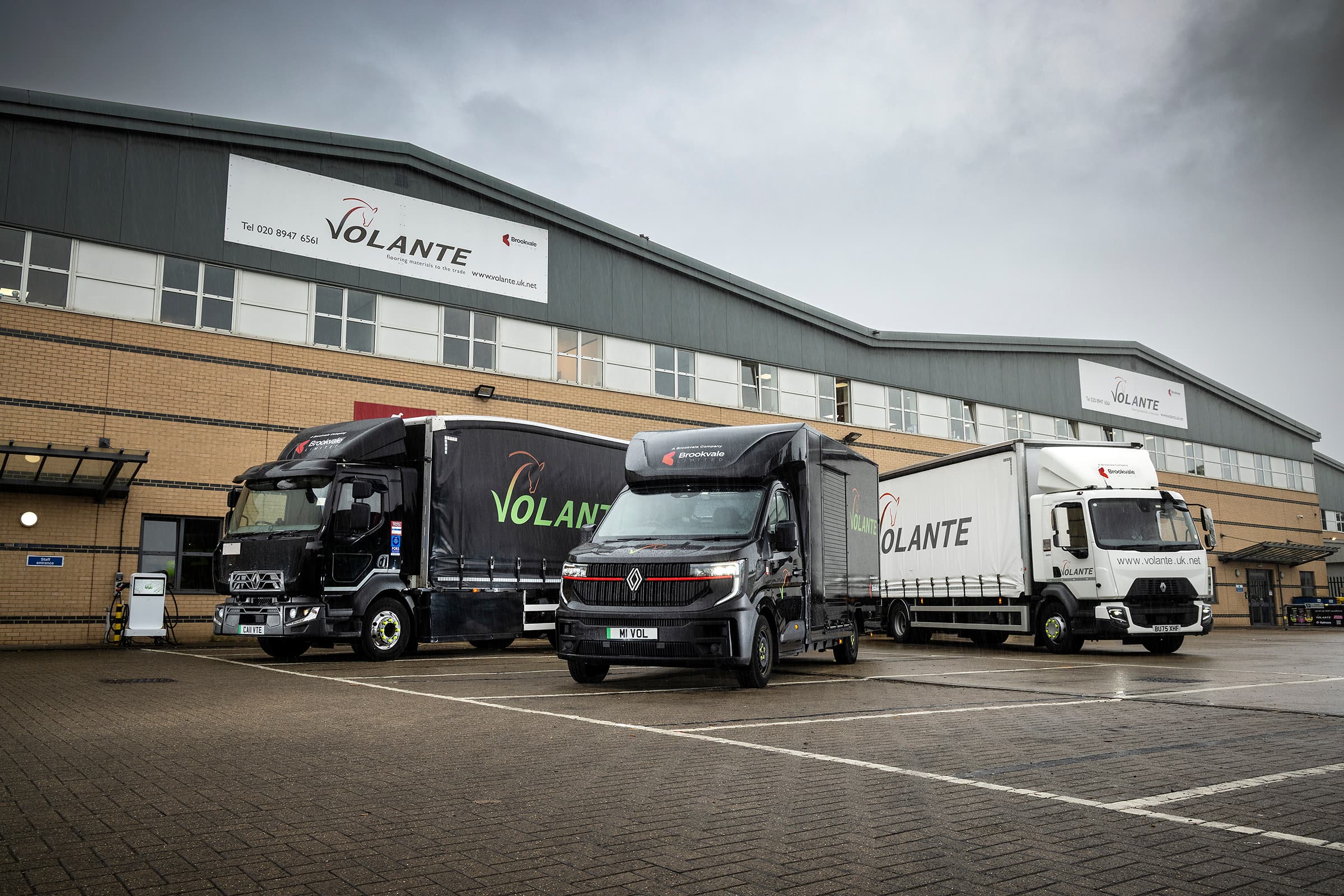 Volante and John Palmer Carpets strengthen fleet operations through diesel and electric contract hire partnership with Vertellus