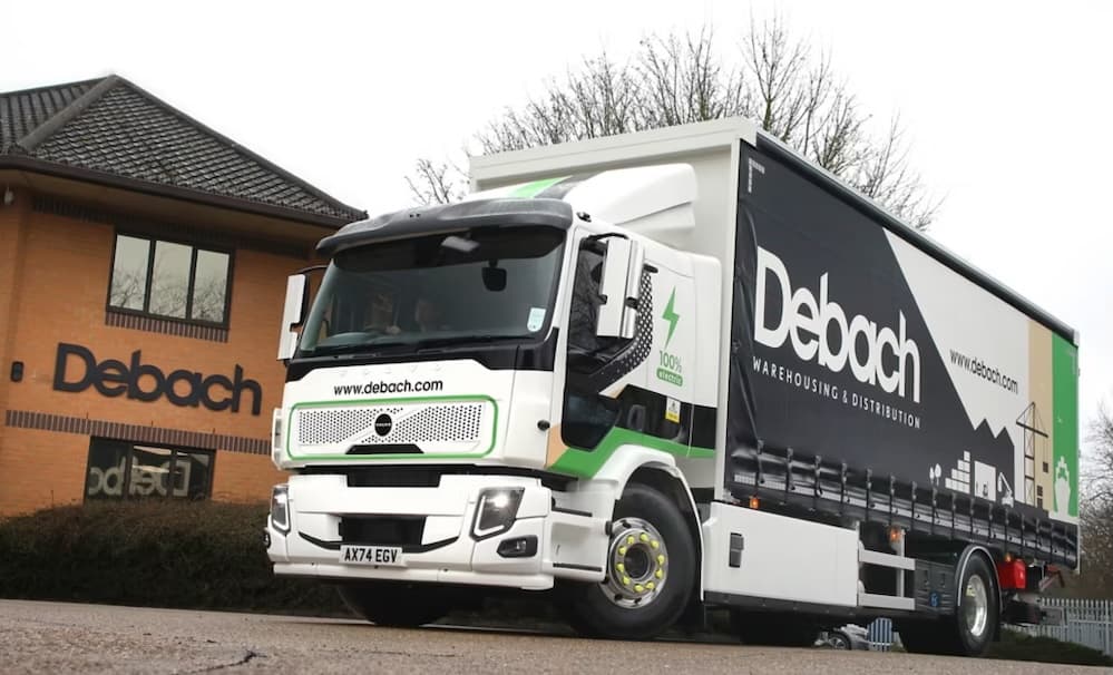 Debach deliveries go green with new Volvo FE Electric