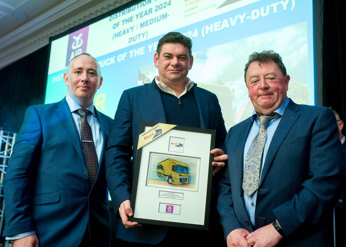 Double-top for DAF at the Fleet Transport Irish Truck of the Year Awards