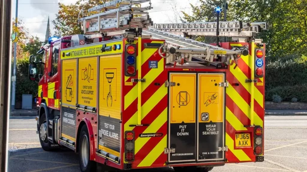 Lorry driver died from burns after gas cylinder fire