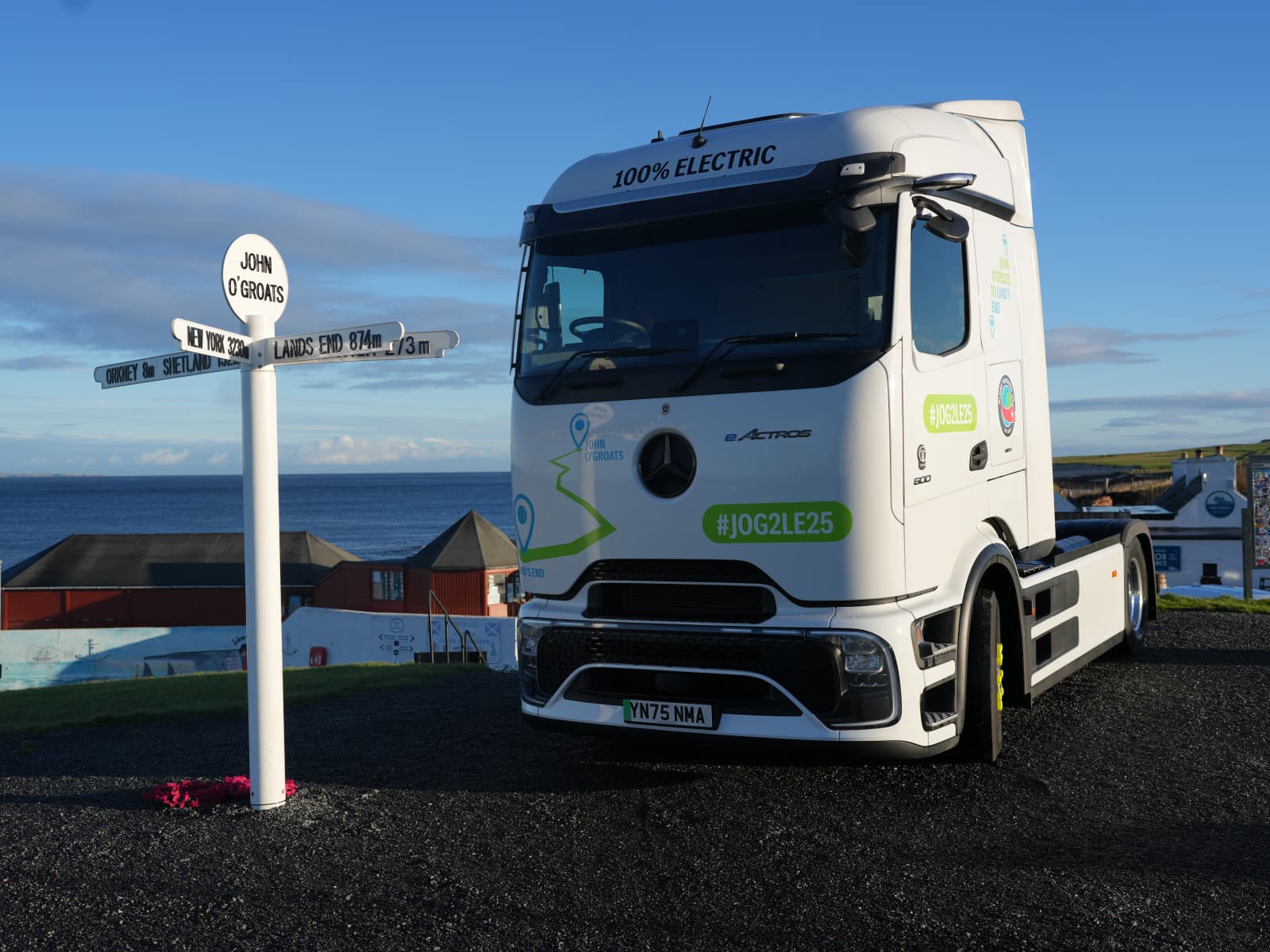 Mercedes-Benz eActros 600 becomes first electric truck to conquer John O’Groats to Land’s End