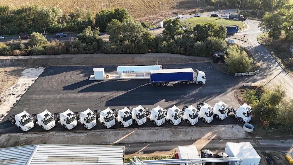 Roadgas unveils UK’s first national Bio-LNG refuelling network