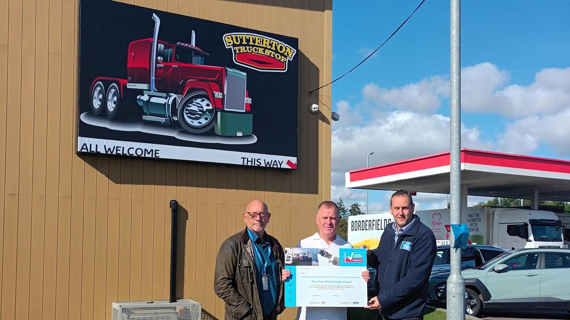 Sutterton Truck Stop Achieves Park Mark Freight Reaccreditation