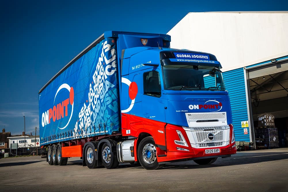 First Volvo FH Aero fuels thirst for more at Onpoint Logistics